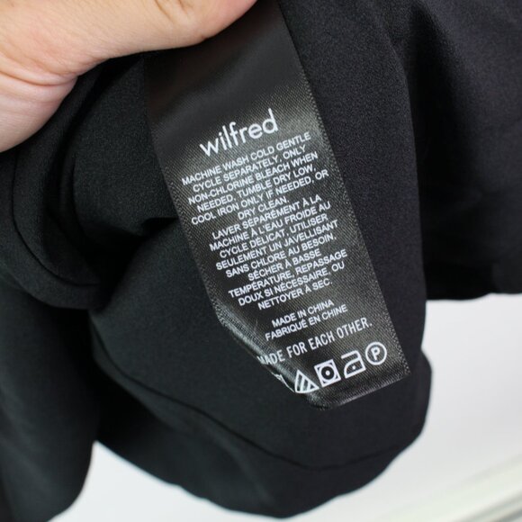 Wilfred Fable Sweetheart Bustier‎ Mini Dress Black Size 10 - Picture 4 of 7